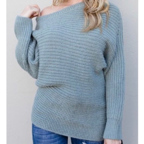 Off shoulder knit sweater - Picture 9 of 11